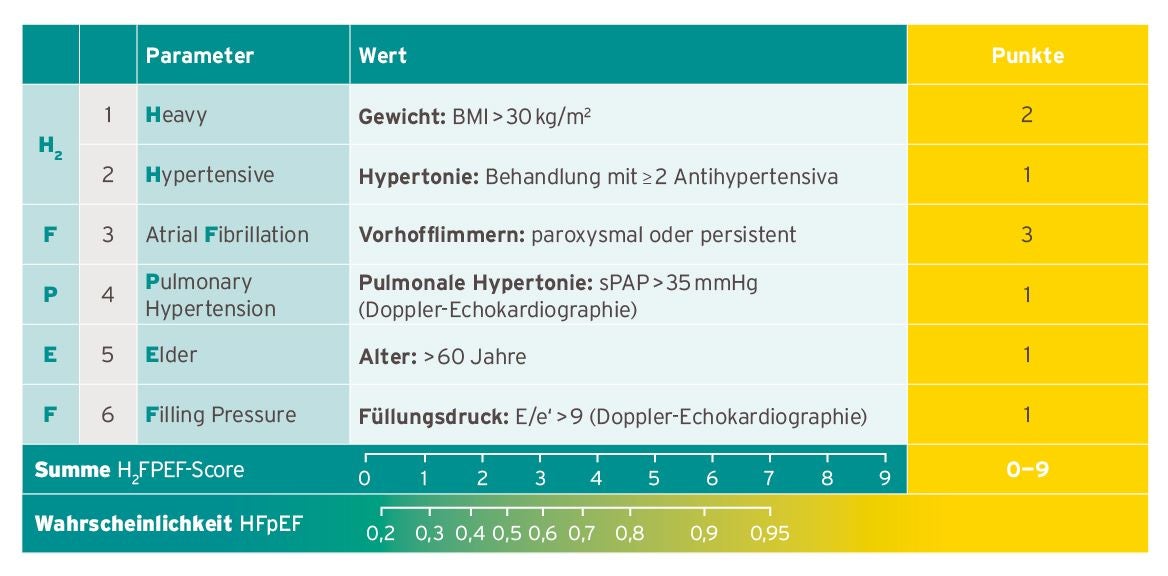 Grafik 6 Parameter des H2FPEF-Score