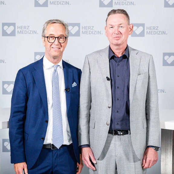 Prof. Christoph Stellbrink und PD Dr. Stefan Perings