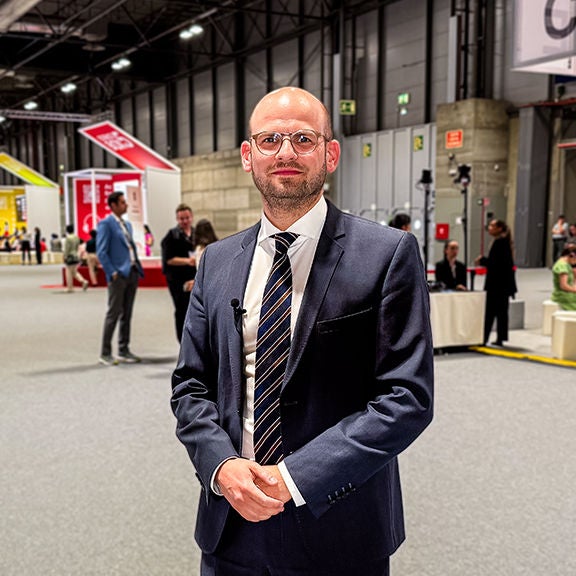 Phyllis Thangaraj, MD und PD Dr. Philipp Breitbart ESC 2025 