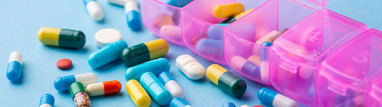 Tabletten vor einem Blister