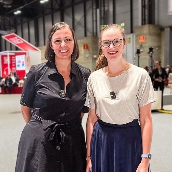 Prof. Carolin Lerchenmüller und Dr. Victoria Johnson