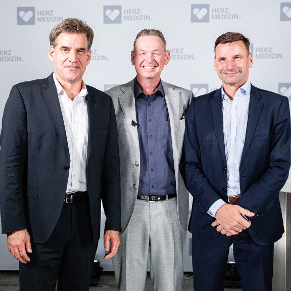 Prof. Stefan Blankenberg, PD Dr. Stefan Perings und Prof. Holger Thiele