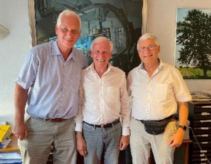 Dr. de Haan, Prof. Cribier, Dr. Scherer (von li nach re), Foto: privat