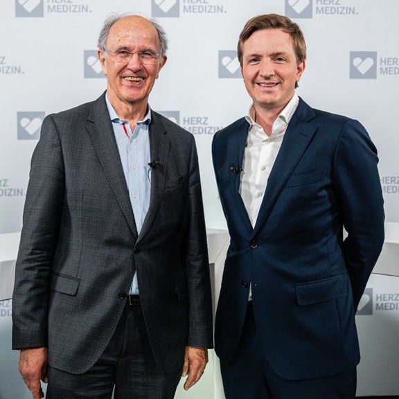 Prof. Johannes Brachmann und Prof. Christian-Hendrik Heeger
