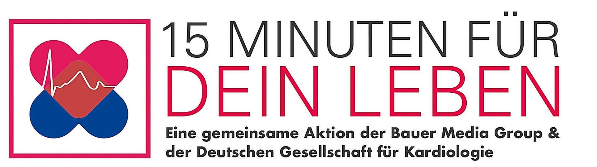 Logo der Aktion „15 Minuten für Dein Leben