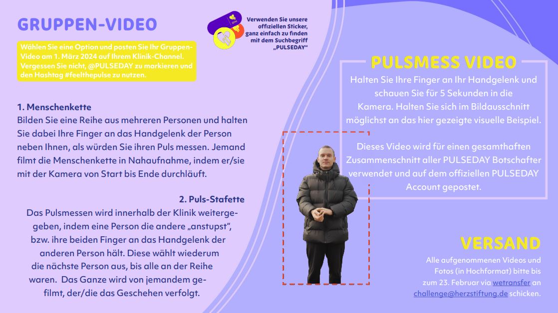 PULSEDAY - Anleitung Social-Media-Teilnahme