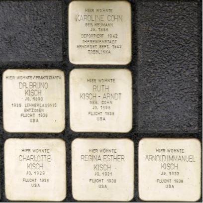 Stolpersteine - Familie Kisch