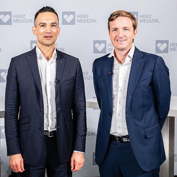 Prof. Andreas Rillig und Prof. Christian-Hendrik Heeger