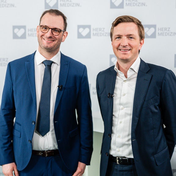 Dr. Lukas Urbanek und Prof. Christian-Hendrik Heeger