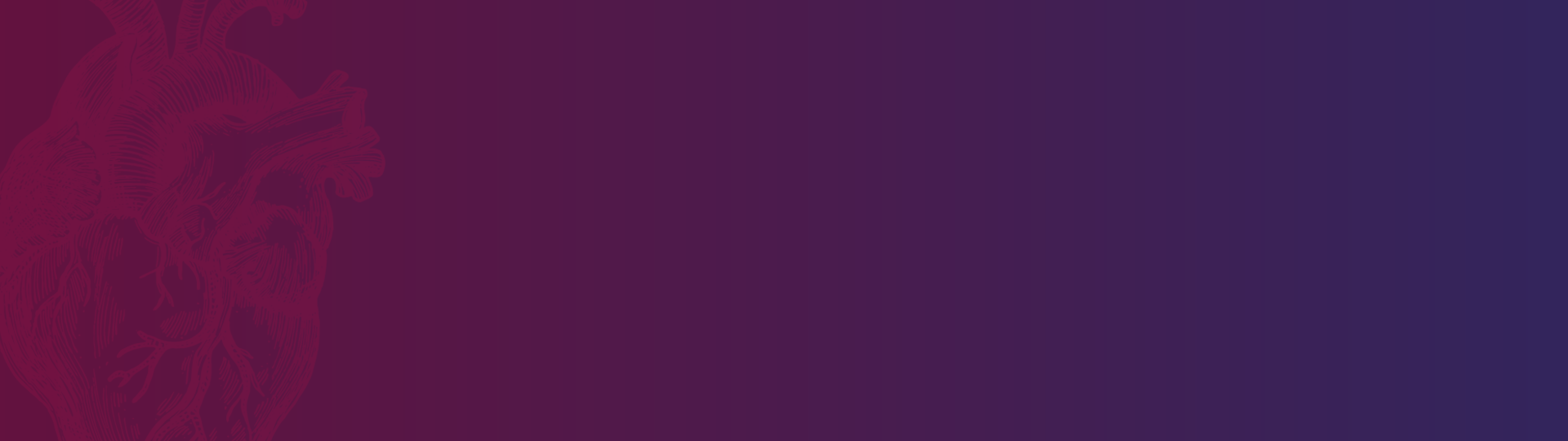 Herzillustration auf lilanem Hintergrund