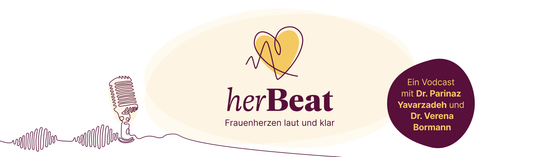 herBeat Logo mit Mikrofon