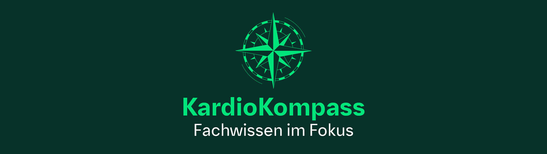 Schriftzug "KardioKompass Fachwissen im Fokus"