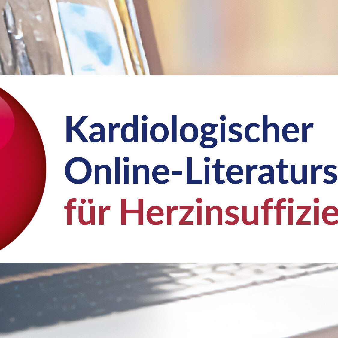 Schriftzug Kardiologischer Online-Literaturservice für Herzinsuffizienz