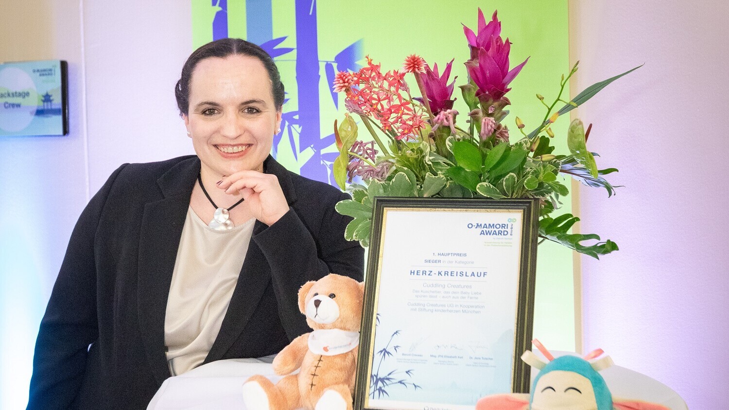 Preisträgerin Antonia Rogler (Cuddling Creatures) 