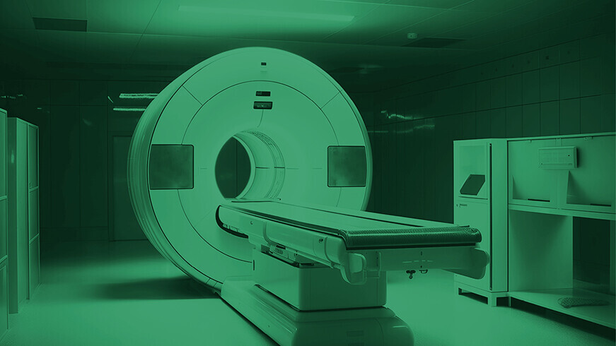 Ein MRT-Scanner. Generative KI