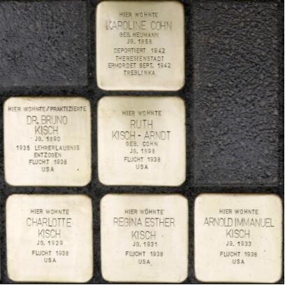 Stolpersteine Kisch