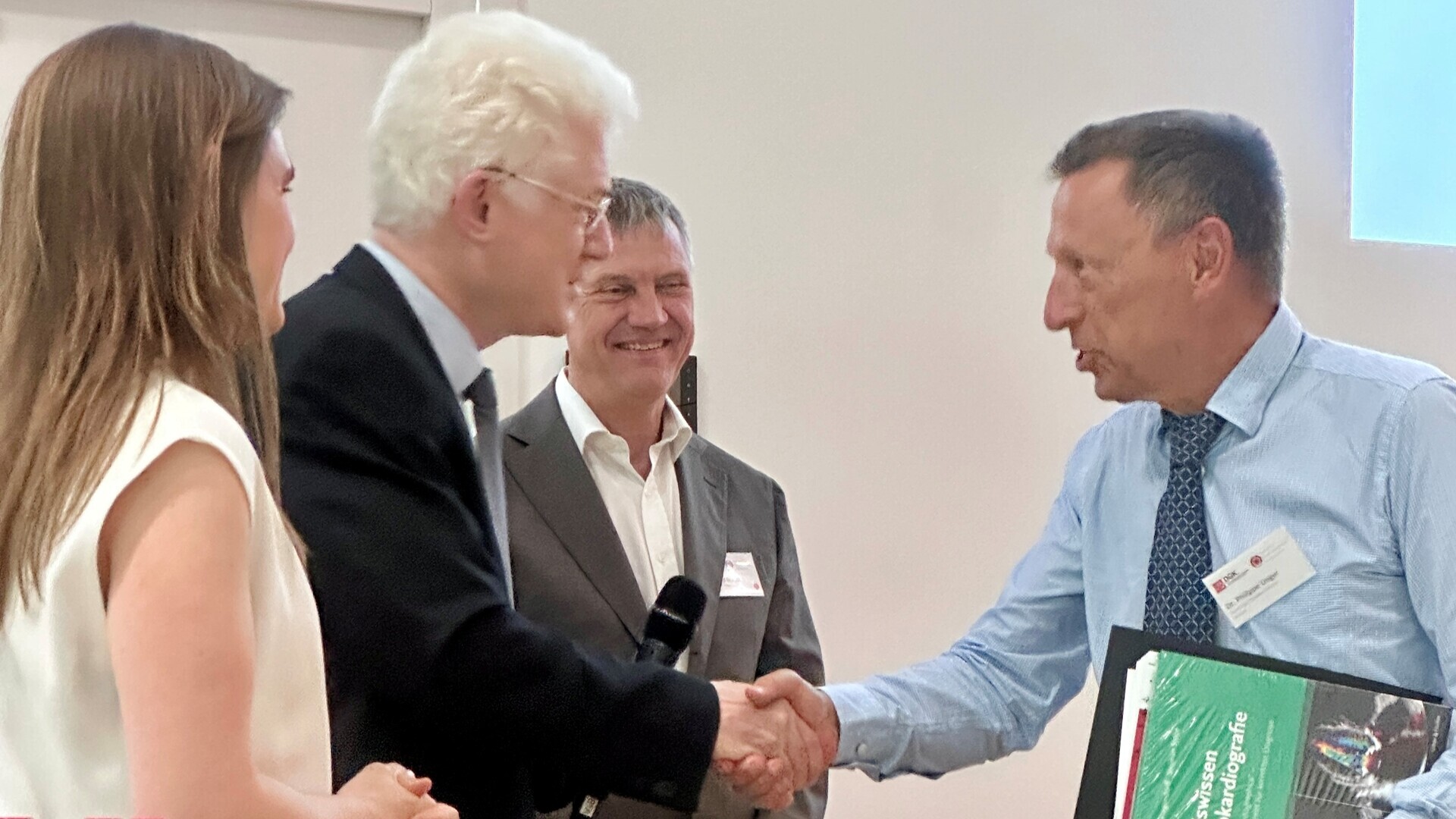 Prof. Philippe Unger nach seiner Ehren-Lecture