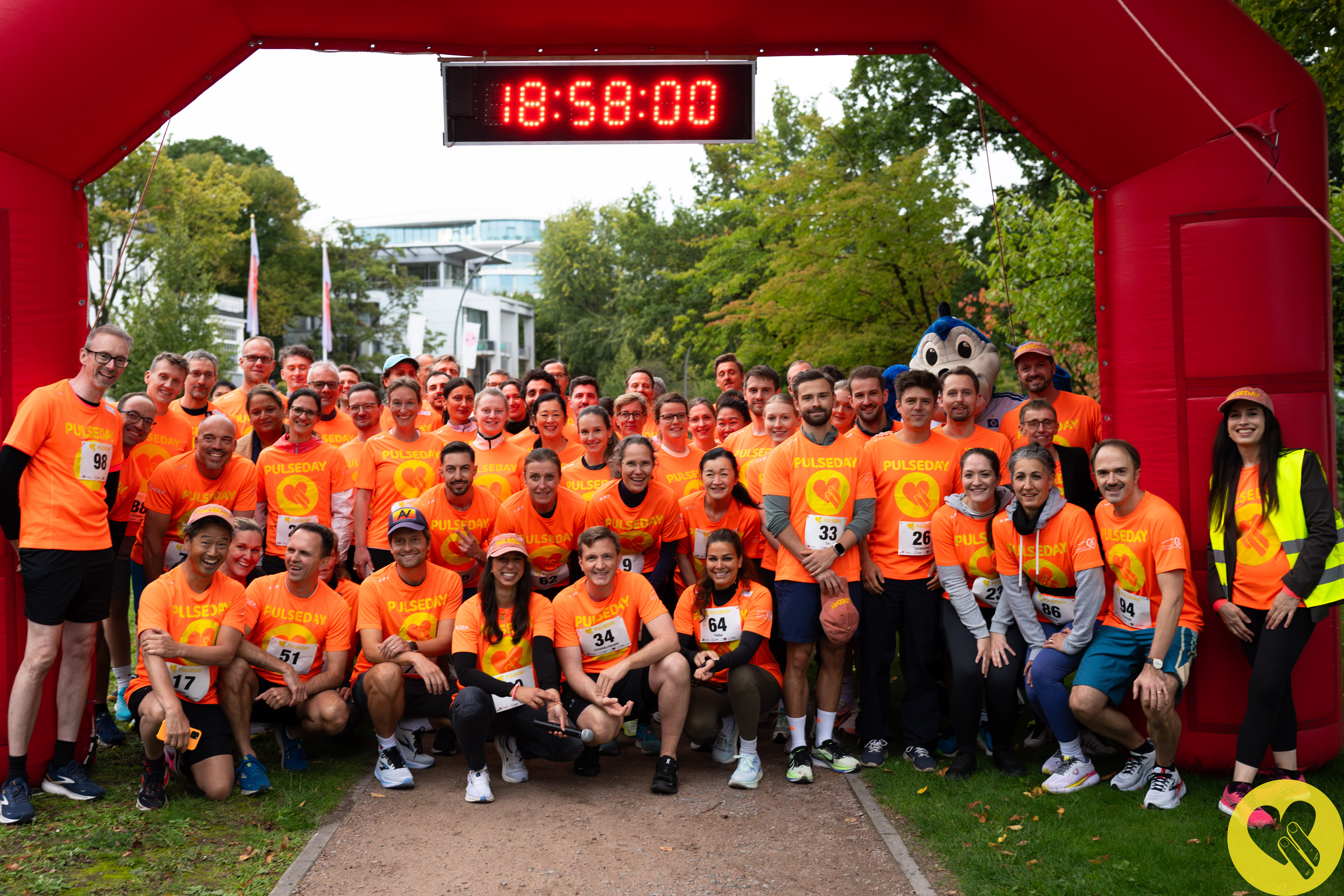 Gruppenfoto Pulseday-Lauf 2026
