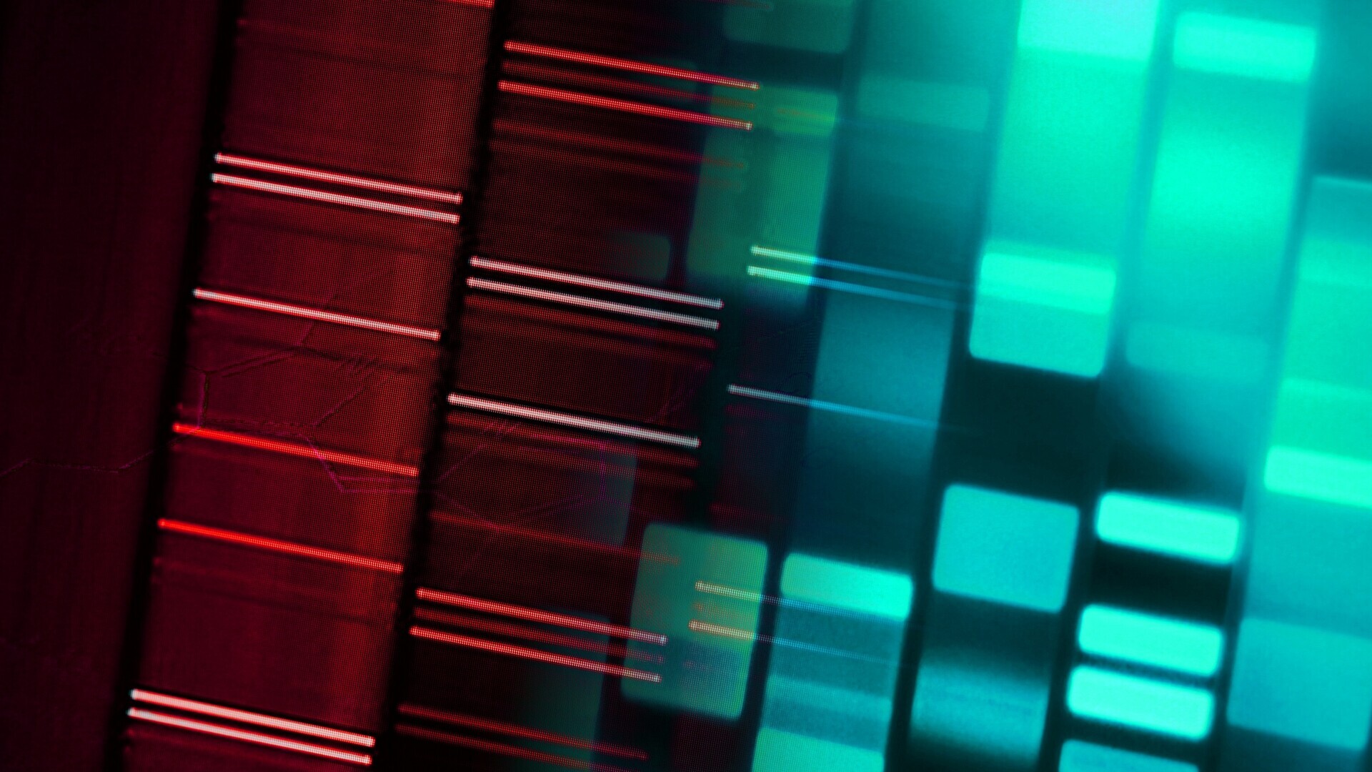 DNA-Daten als Symbol für Grundlagenforschung