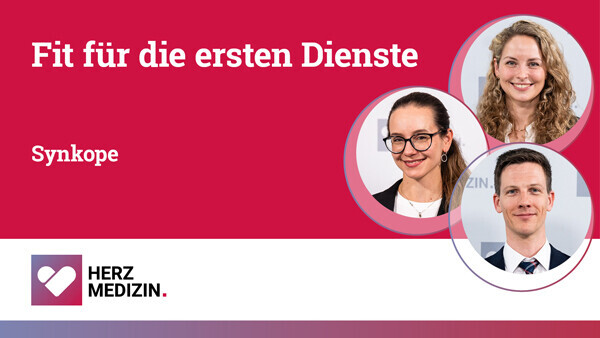 Fit für die ersten Dienste: Synkope. Im Gespräch sind Dr. Philipp Breitbarth und Dr. Hannah Billig mit Dr. Vera Maslova.
