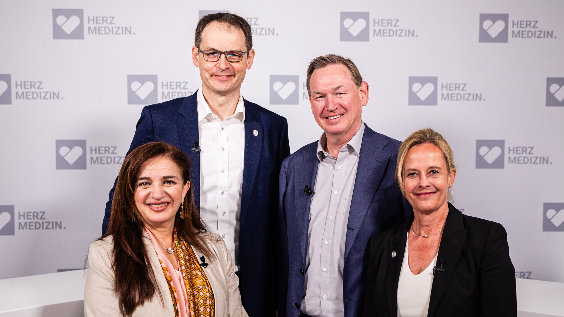 Prof Roxana Mehran, Prof. Volker Rudolph, PD Dr. Stefan Perings und Dr. Nina Wunderlich