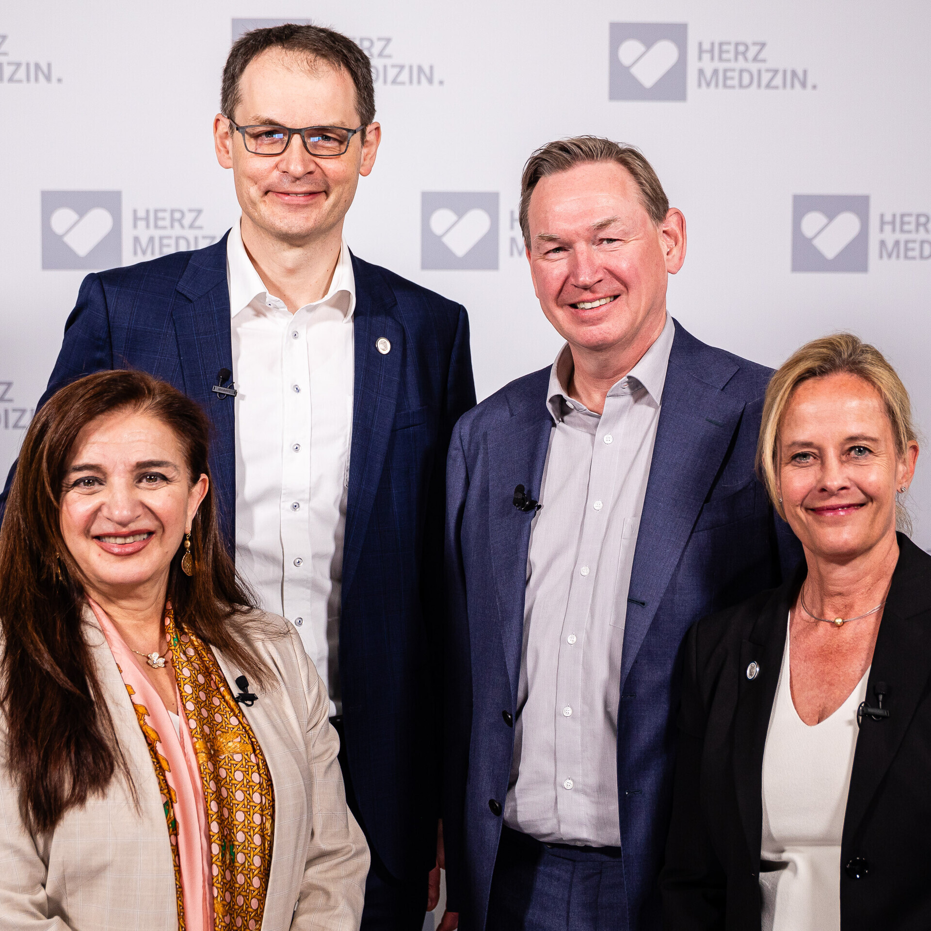 Prof Roxana Mehran, Prof. Volker Rudolph, PD Dr. Stefan Perings und Dr. Nina Wunderlich