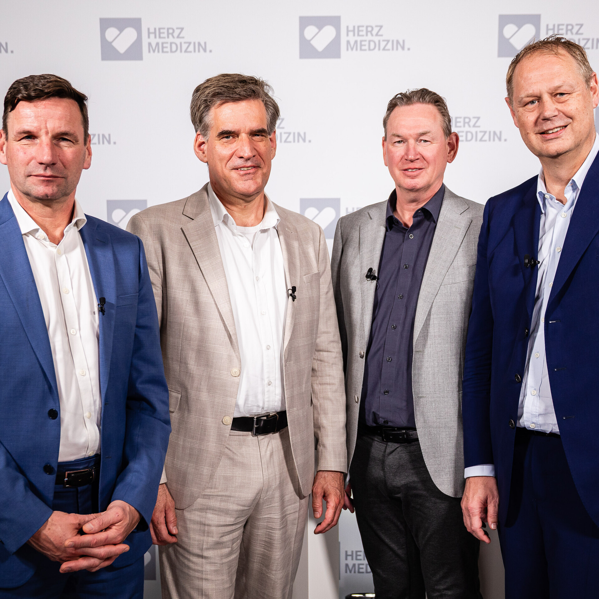 Prof- Holger Thiele, Prof. Stefan Blankenberg, PD Dr. Stefan Perings, Prof. Norbert Frey