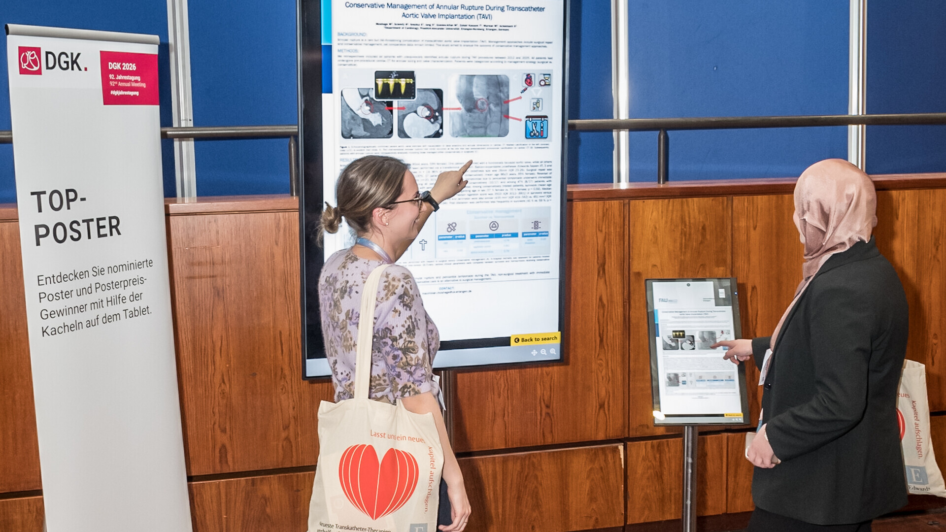 Digitale Poster-Session auf der DGK-Jahrestagung