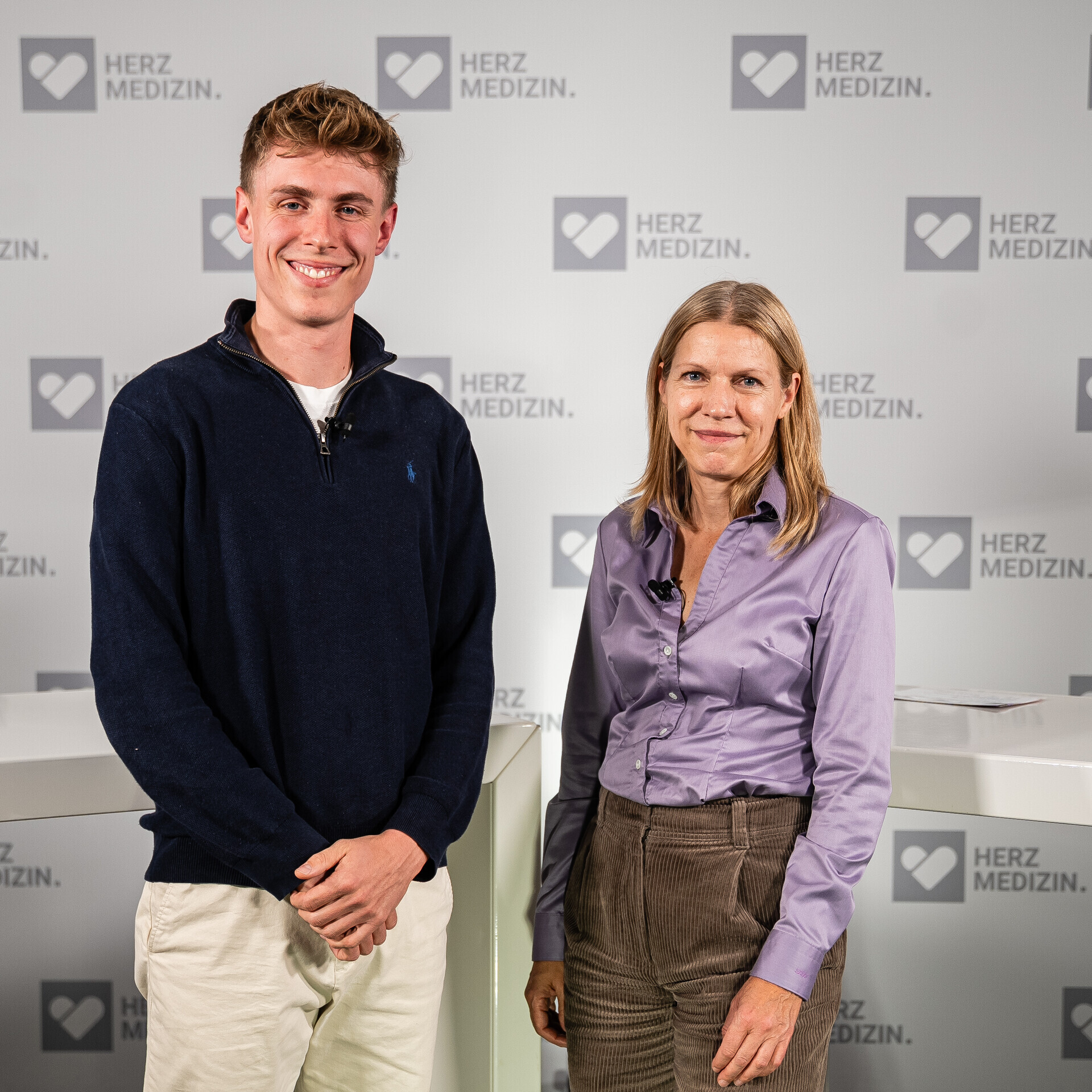 Paul Sigrist und Prof. Sabine Steffens