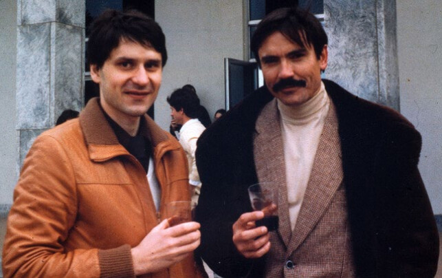 Prof. Bernhard Meier und Prof. Andreas Grüntzig