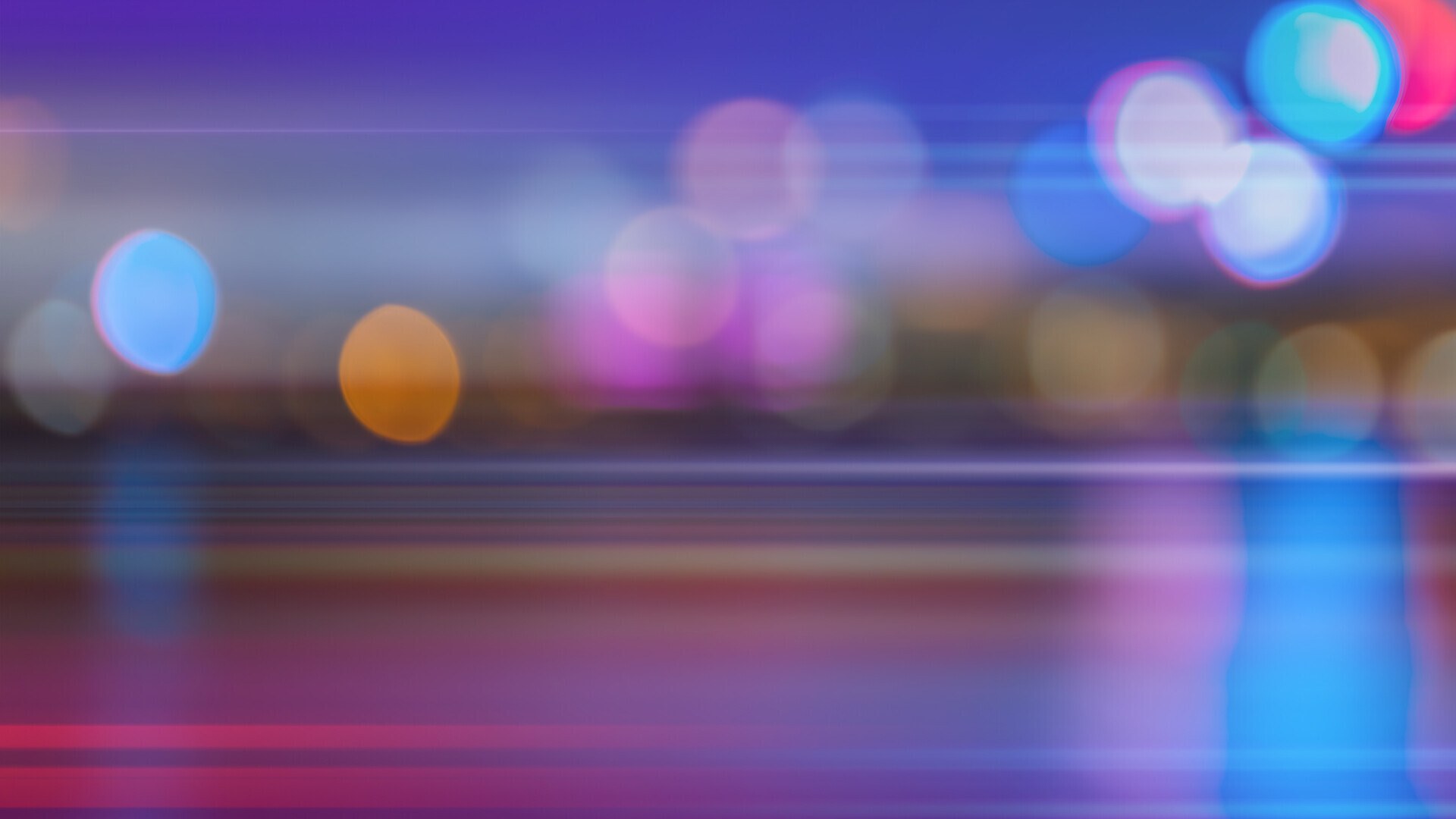 Abstrakte Lichter auf Straße