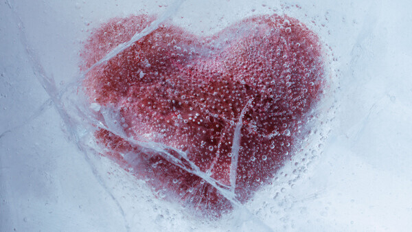 Herz im Eis