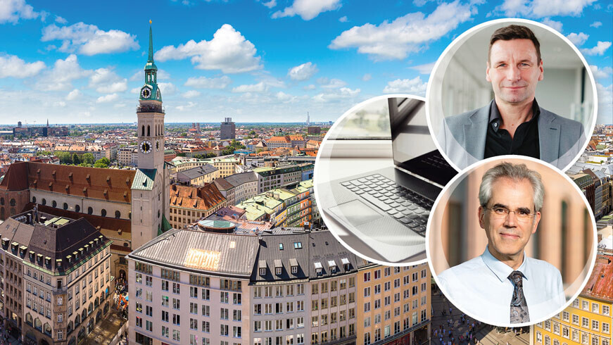 München mit experten und mikrofon