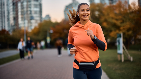 Frau beim Joggen