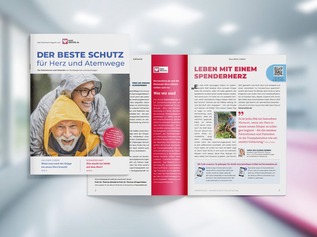 Broschüre "Der beste Schutz für Herz und Atemwege"