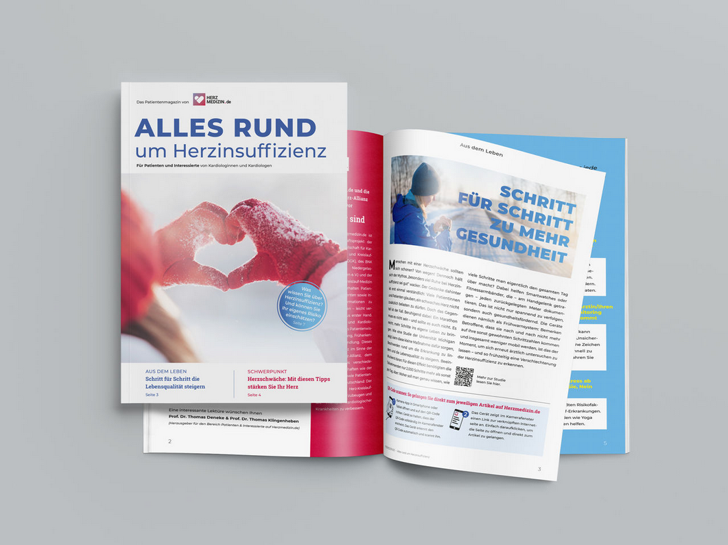 Broschüre „Alles rund um Herzinsuffizienz"