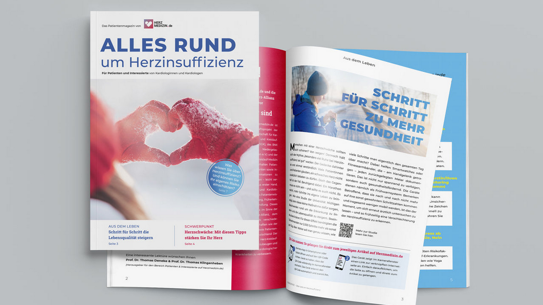 Broschüre „Alles rund um Herzinsuffizienz"
