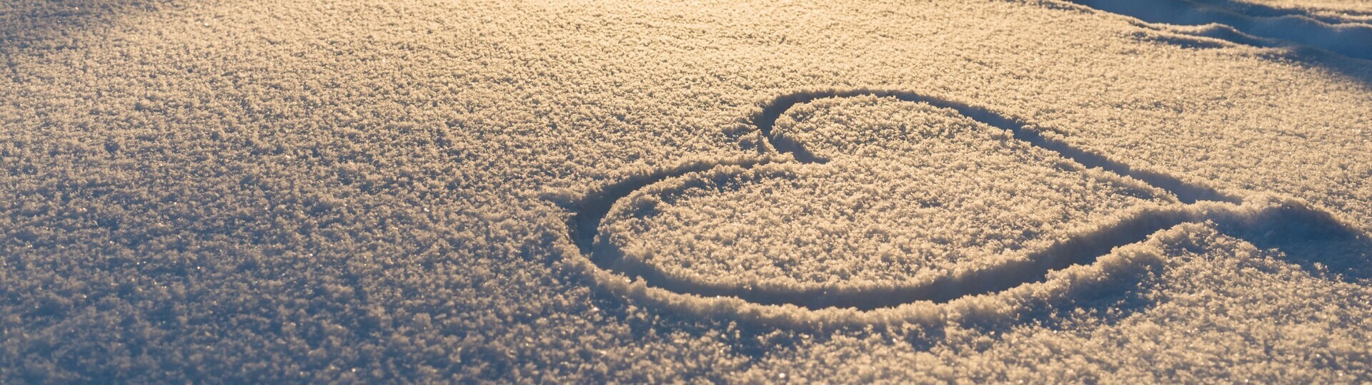 Herz im Schnee