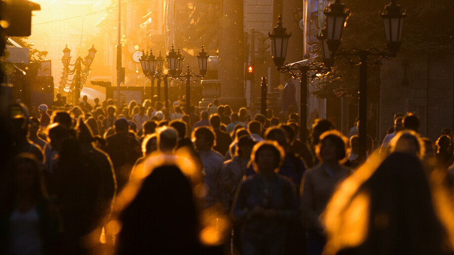 Sonne und Hitze in der Innenstadt
